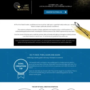 The Art of Goal Creation