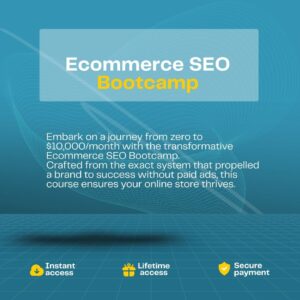 Ecommerce SEO Bootcamp