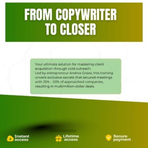 From Copywriter To Closer